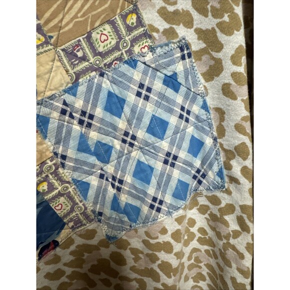 Aerie Sweatshirt Size M Leopard Animal Print Quilted Design On Front Oversized - Picture 5 of 10